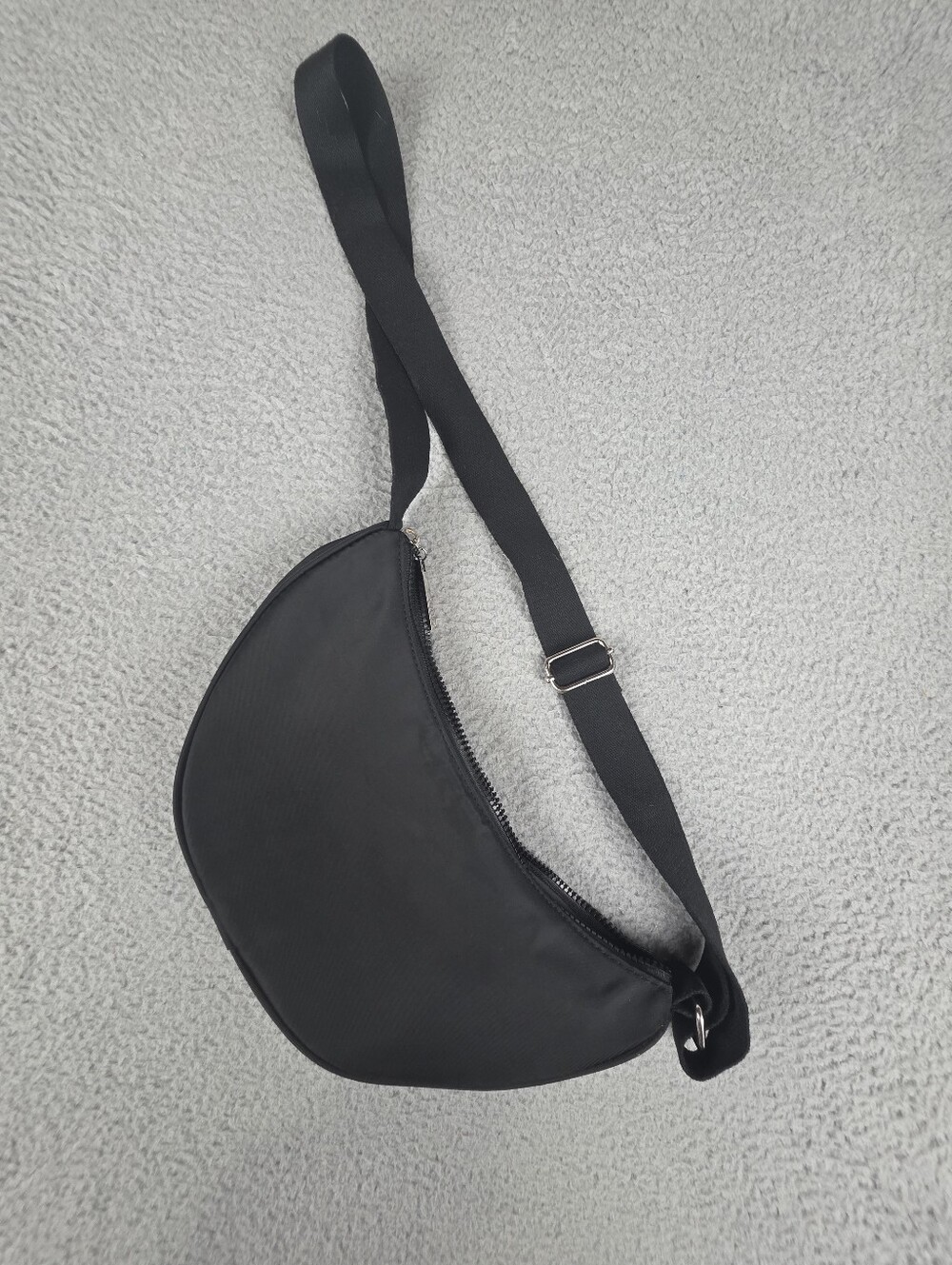 Lancome Paris Crossbody Bag Adjustable Strap Zipper Closure Black Multi Wear